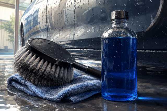 car-wash-brush-blue-cleaning-solution